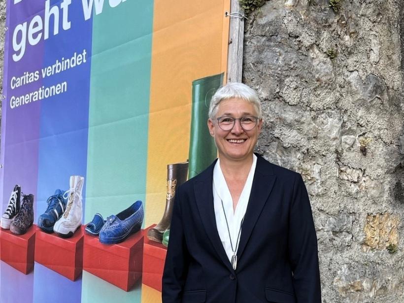 Sr. Dr. Katharina Ganz von den Oberzeller Franziskanerinnen wird im Februar 2027 neue Präsidentin des Deutschen Caritasverbandes. Die Oberzeller Franziskanerinnen haben ihren Sitz in Zell am Main (Landkreis Würzburg).