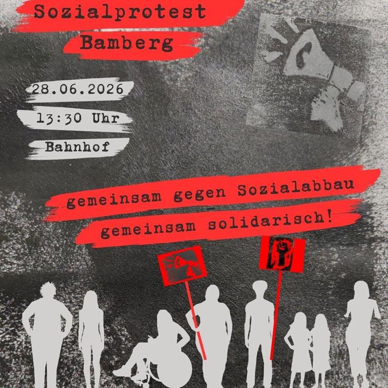Sozialprotest Bamberg, am 28. Juni